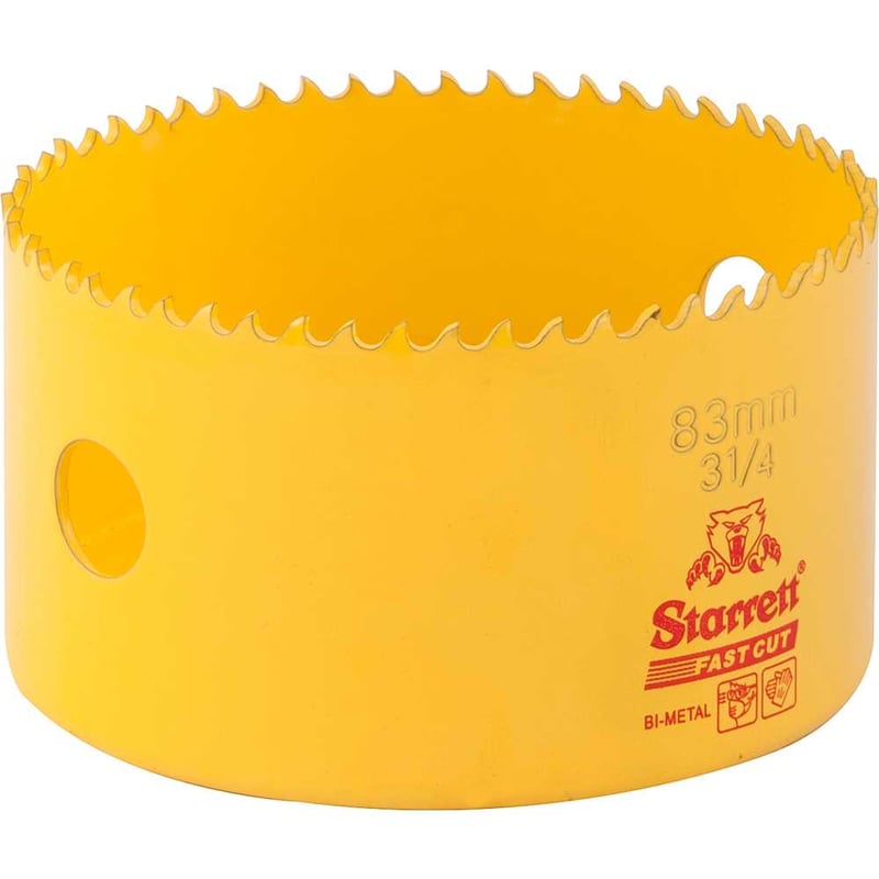 Serra copo de aço rápido, 83 mm - 3.1/4", Fast cut, FCH0314-G