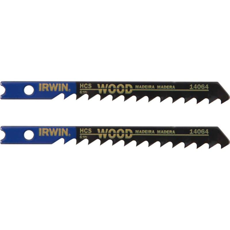 Lâminas de serra tico-tico, 80 mm, 6 dentes, 2 peças, IW14064