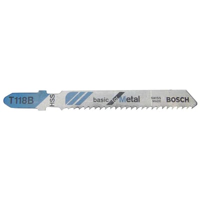 Lâmina de serra tico-tico, T-118B, cartela com 5 peças