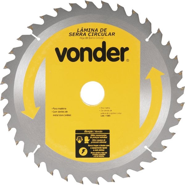 Lâmina de serra circular com dentes de metal duro/vídea, 350 mm x 30 mm, 36 dentes