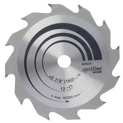 Lâmina de serra circular com dentes de metal duro/vídea, 110 mm x 20 mm, 20 dentes