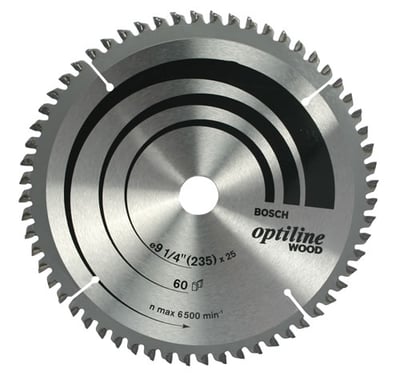 Lâmina de serra circular com dentes de metal duro/vídea, 184 mm x 20 mm, 40 dentes