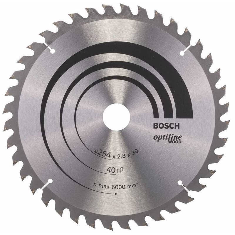 Lâmina de serra circular com dentes de metal duro/vídea, 350 mm x 30 mm, 30 dentes