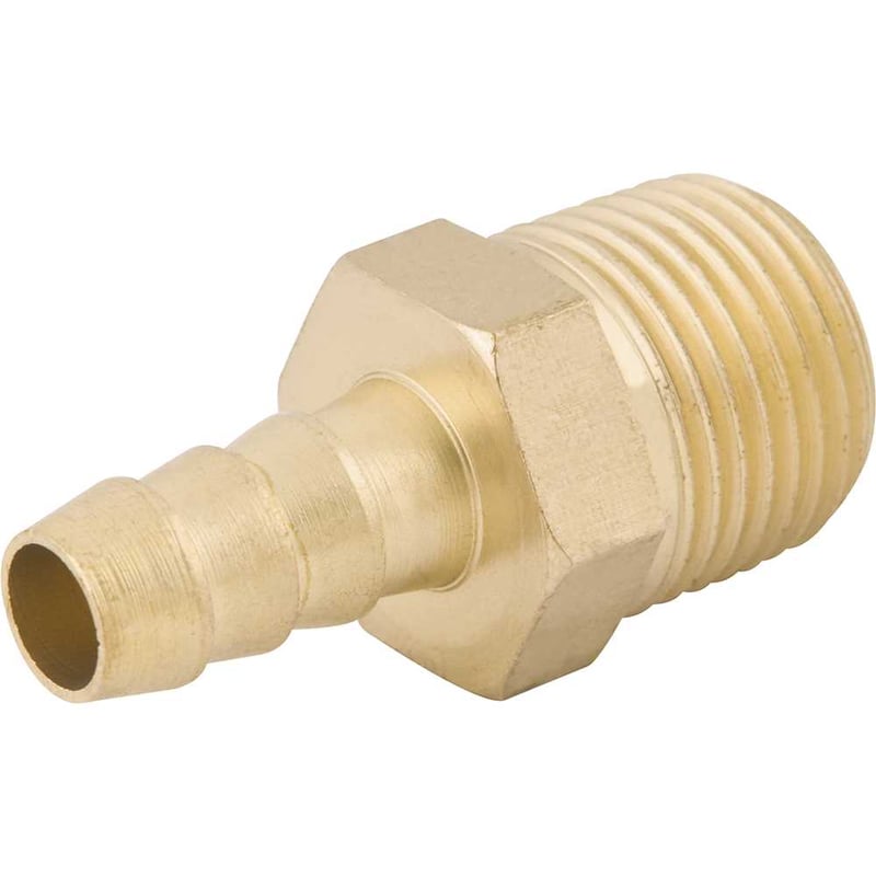 Espigão rosca macho de 1/2" NPT com escama de 5/16", cartela com 3 peças