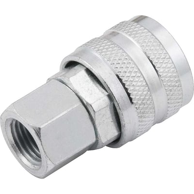 Engate rápido de 1/4", rosca fêmea 1/4" NPT, com rolete