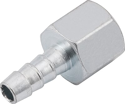 Espigão rosca fêmea de 1/4" NPT com escama de 1/4", caixa com 40 peças