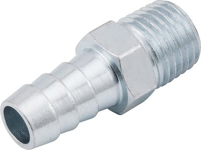 Espigão rosca macho de 1/4" NPT com escama de 3/8", caixa com 40 peças