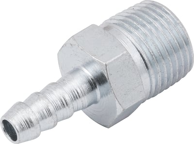 Espigão rosca macho de 3/8" NPT com escama de 1/4", cartela com 2 peças
