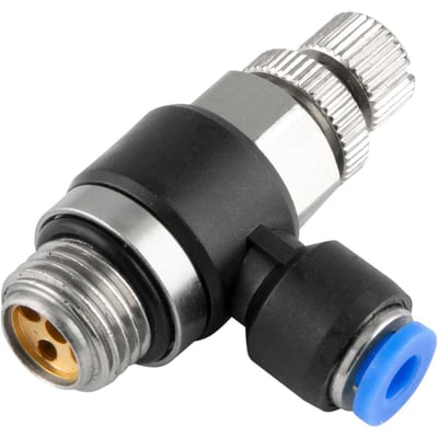 Regulador de velocidade, 4 mm, rosca 1/4" BSP