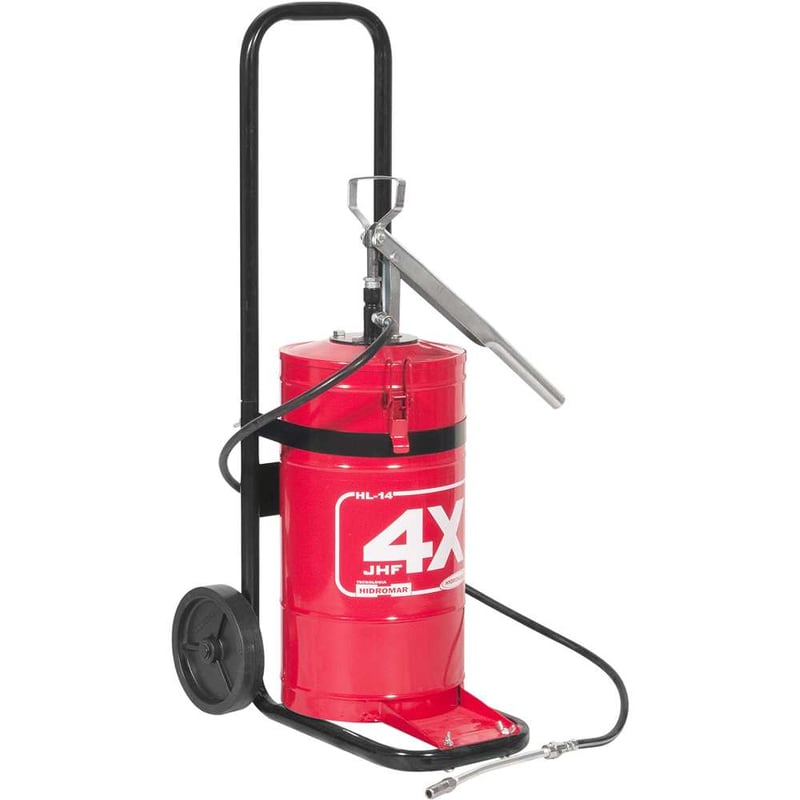 Bomba manual para graxa, 14 kg, com compactador, HL14