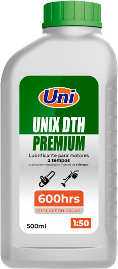 Óleo para motor 2 tempos, 500 ml, UNIX DTH PREMIUM, UNI