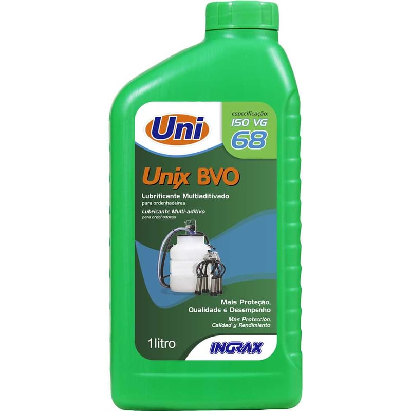 Óleo para ordenhadeira UNIX BVO, 1 litro