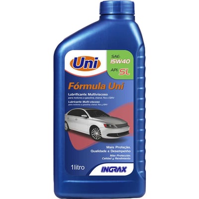 Óleo lubrificante Uni SL 15W40, 1 litro