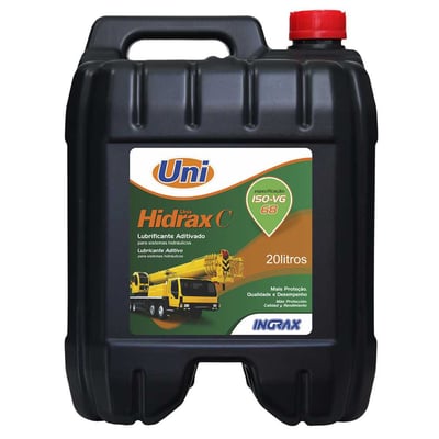 Óleo para sistemas hidráulicos VG-68, 20 L, HIDRAX C-68, 13556 UNI INGRAX