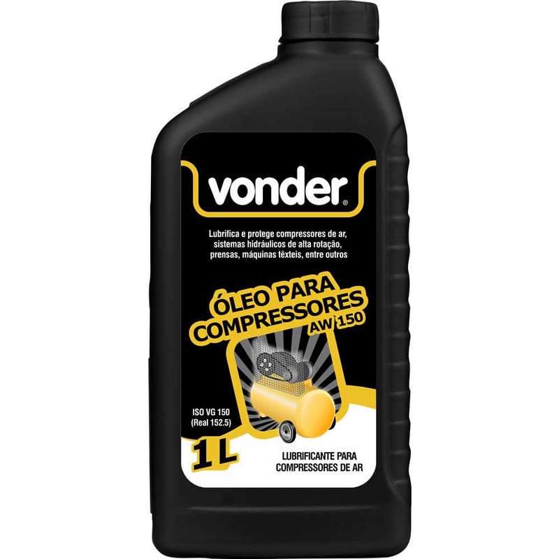 Óleo para compressores e sistemas hidráulicos AW, ISO VG150, 1 litro