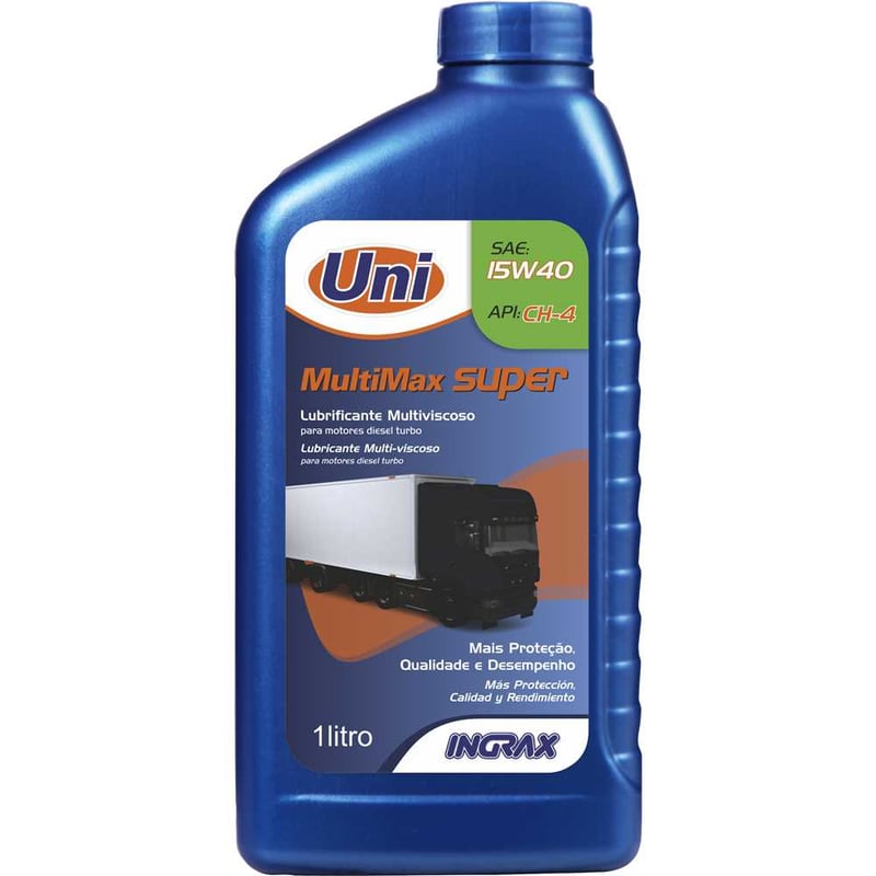 Óleo lubrificante Multimax, Uni SAE 15W40, 1 litro