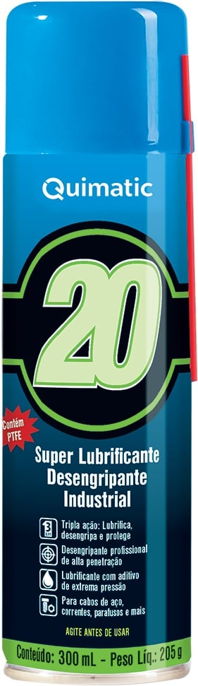 Lubrificante em spray, 300 ml, quimatic 20