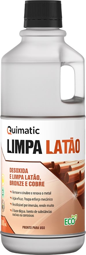 Limpa latão, 500 ml, desoxida e limpa superfícies de cobre, latão e bronze, CF1