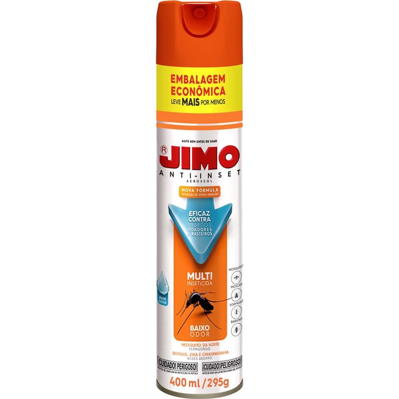 Inseticida aerossol, 400 ml/295 g, base água, Anti-inset, 11248