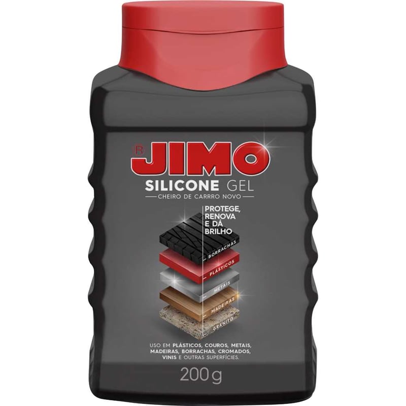 Silicone em gel, automotivo, 200 g