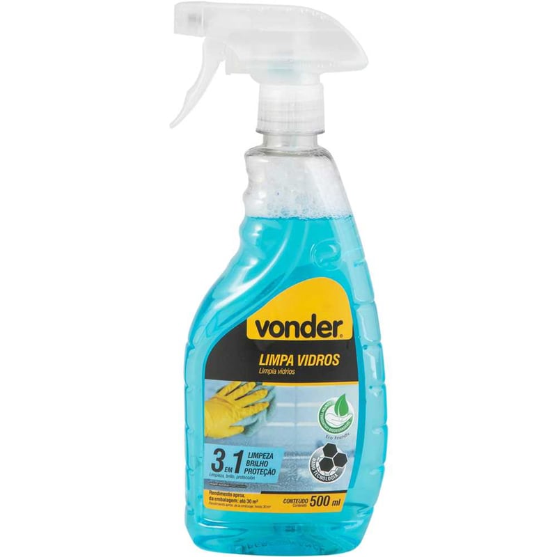 Limpa vidros 3 em 1, pump spray, 500 ml