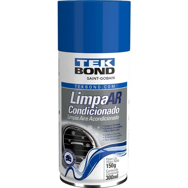 Limpador de ar condicionado, carro novo, 300 ml / 150 g, spray