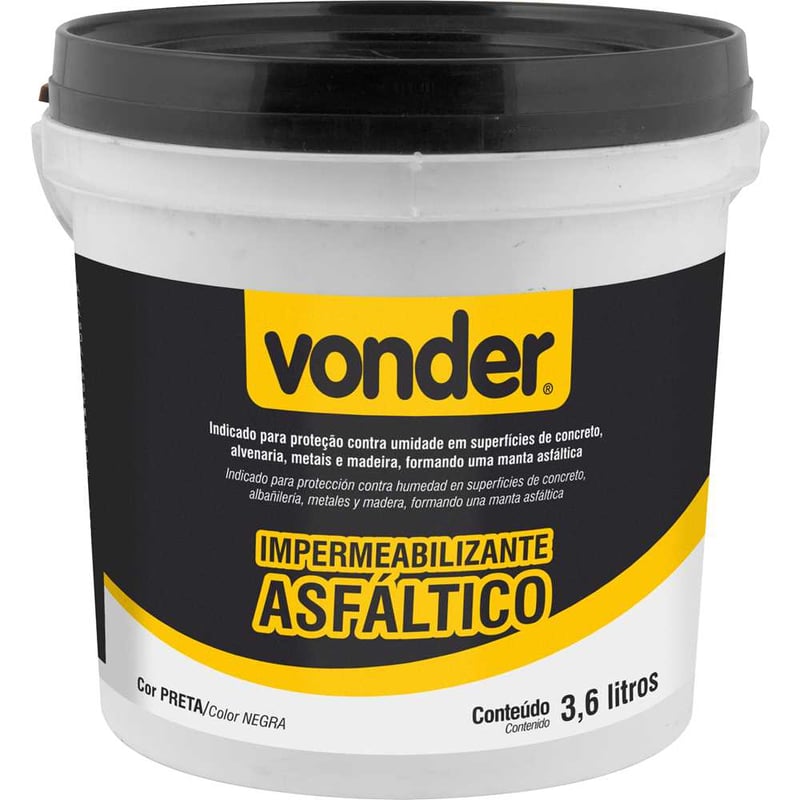 Impermeabilizante asfáltico 3,6 L