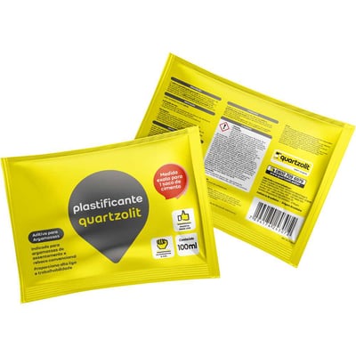 Aditivo plastificante, para argamassa e reboco, 100 ml