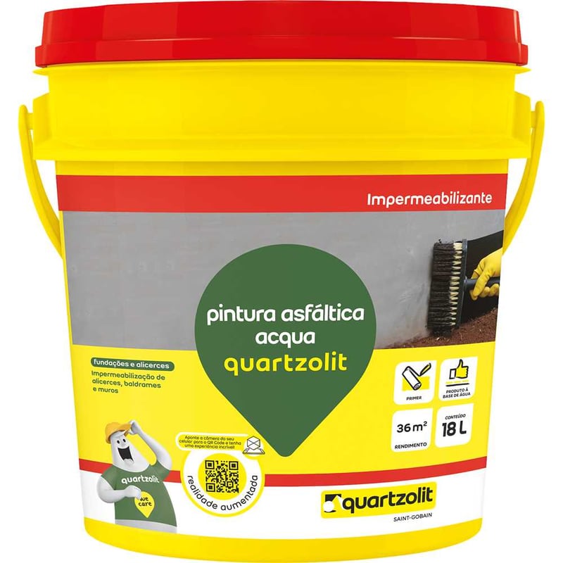 Pintura asfáltica impermeabilizante, Acqua, 33583.02.34.056