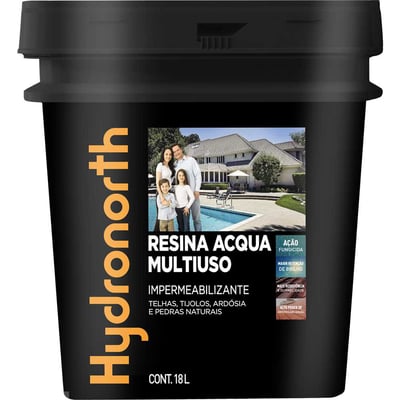 Impermeabilizante multiuso acqua, cinza, 18,0 litros, 93179
