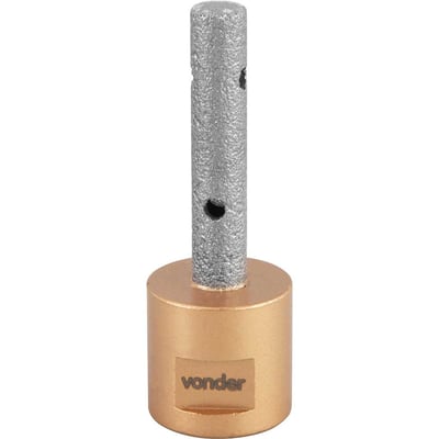 Fresa diamantada reta, 10 mm