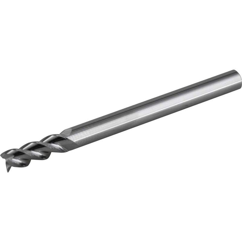 Fresa topo 4,0 mm, em metal duro, 3 cortes, polida