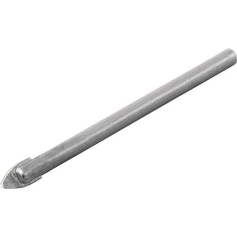 Broca para vidro, 6,0 mm x 75,0 mm
