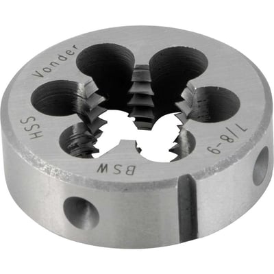 Cossinete de aço rápido 7/8", BSW, externo 2"