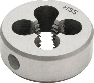Cossinete de aço rápido 1/4", UNF, externo 1"
