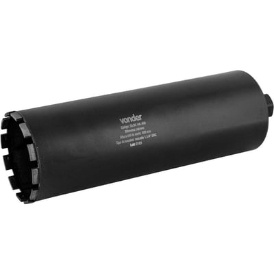 Coroa diamantada, 140 mm x 450 mm