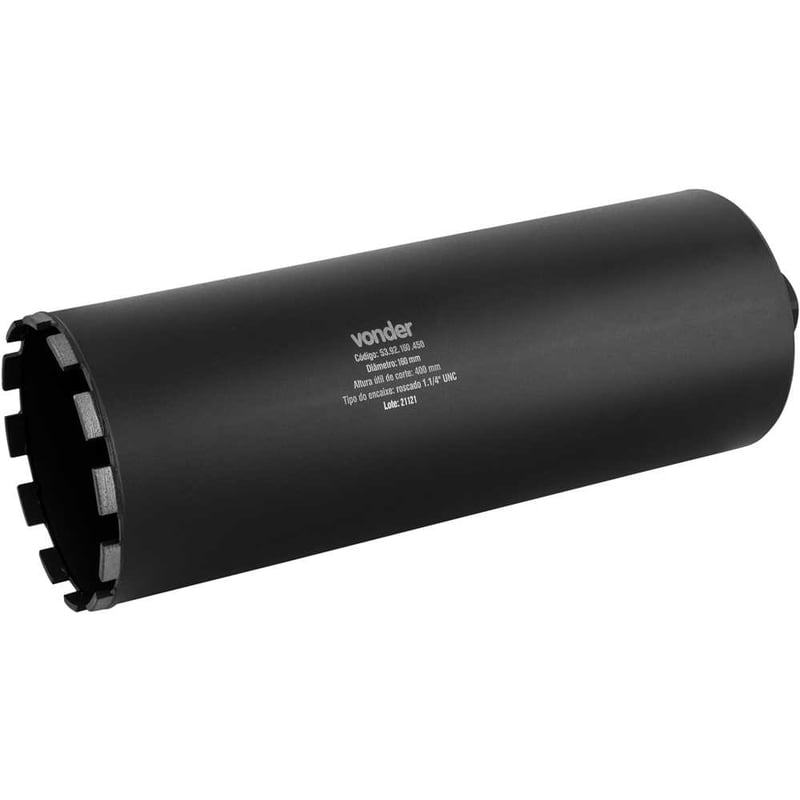 Coroa diamantada, 160 mm x 450 mm