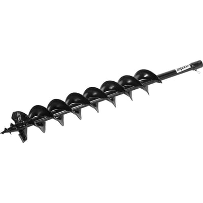 Broca espiral duplo para perfurador de solo, 100 mm x 800 mm