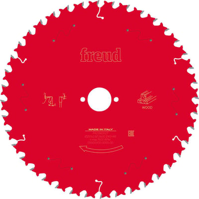 Lâmina de serra circular com dentes de metal duro, 250,0 mm x 30,0 mm, com 40 dentes, para MDF
