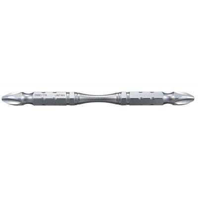 Bits/ponteira phillips ponta dupla antitorção com encaixe sextavado 1/4", Nº 2 x 65 mm, B20703