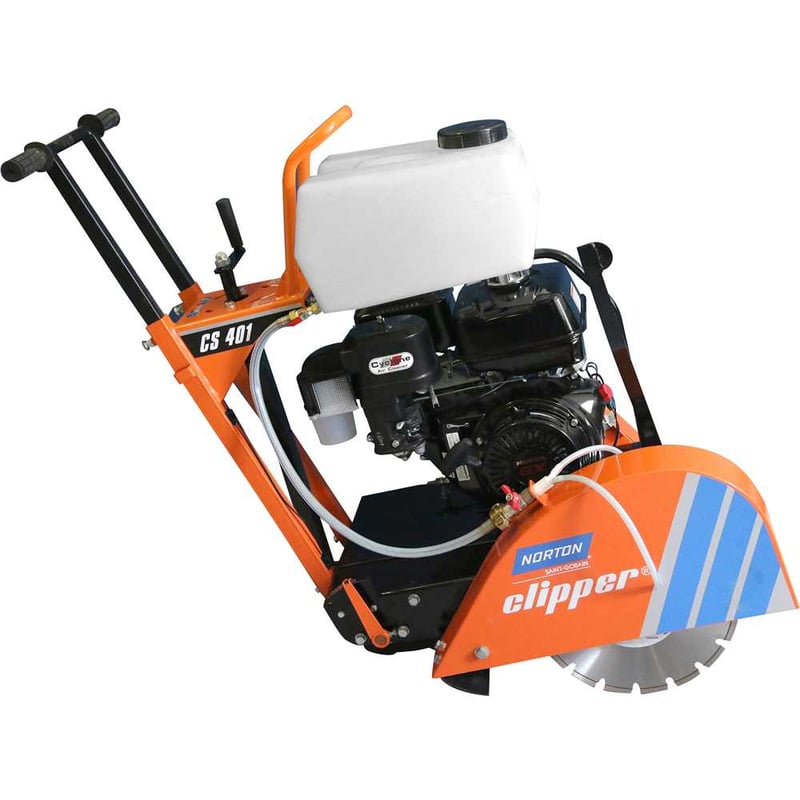 Máquina a gasolina para cortar asfalto, concreto e piso, 13 hp, motor Honda 4 tempos CS 401 CLIPPER