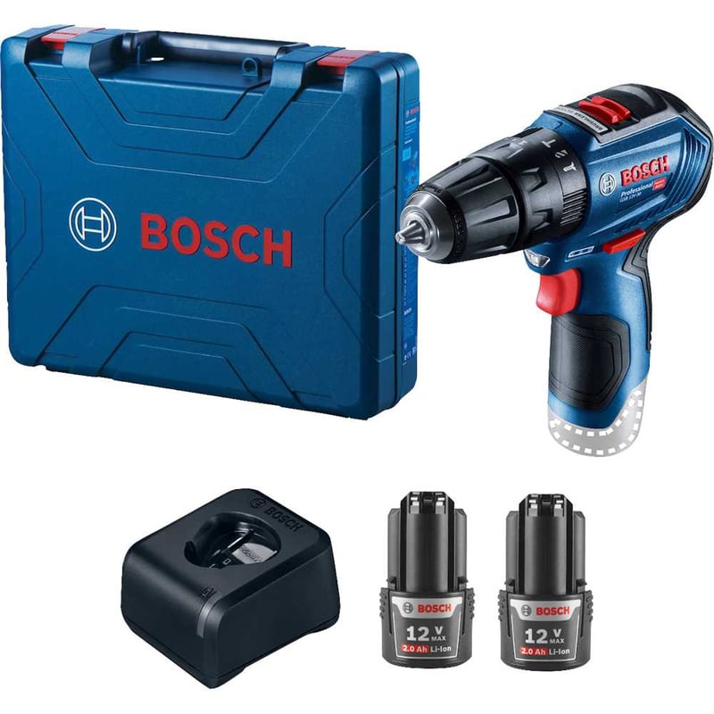 Parafusadeira/furadeira de impacto a bateria, 12 V, Brushless, 06019G91E0