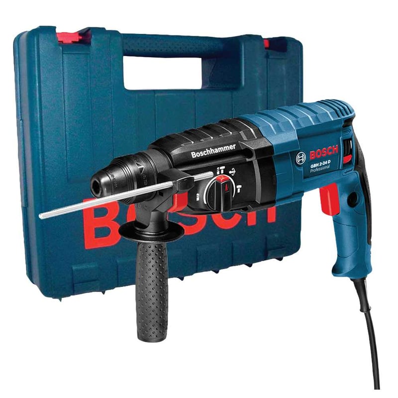 Martelete perfurador/rompedor SDS PLUS, 820 W, 220 V~, GBH 2-24D, com maleta, 06112A02E0