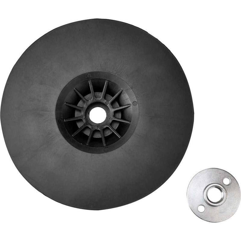 Suporte para disco de lixa 7", semiflexível, porca de aperto com rosca M14, DABP7SFM14