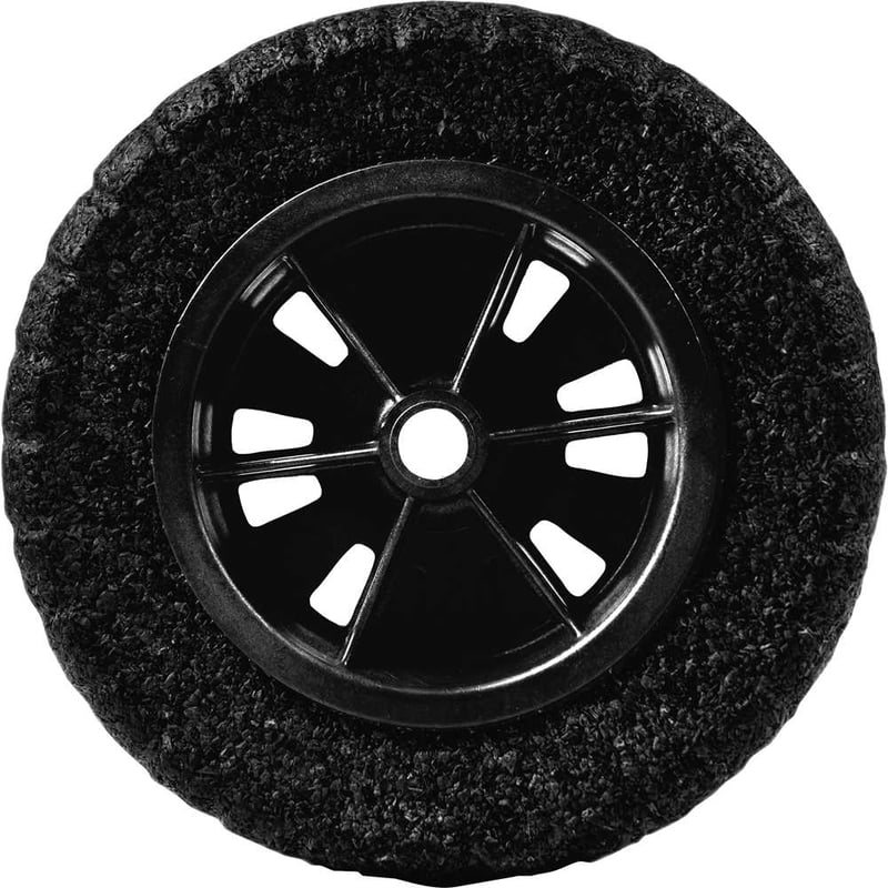 Roda completa com pneu maciço, linha extraforte, 116