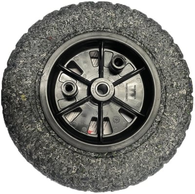 Roda completa com pneu maciço, 3,50" x 8", 200 kgf, linha Extraforte, 3954