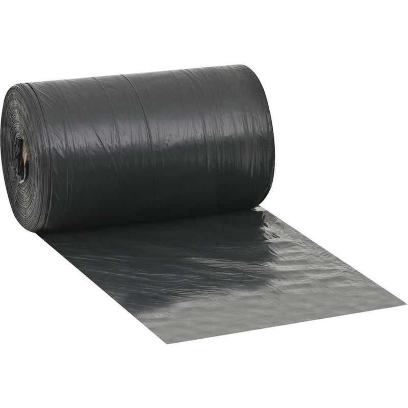 Lona plástica preta, 2 m x 100 m, 20 kg