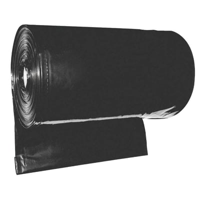 Lona plástica preta, 6 m x 100 m, 30 kg