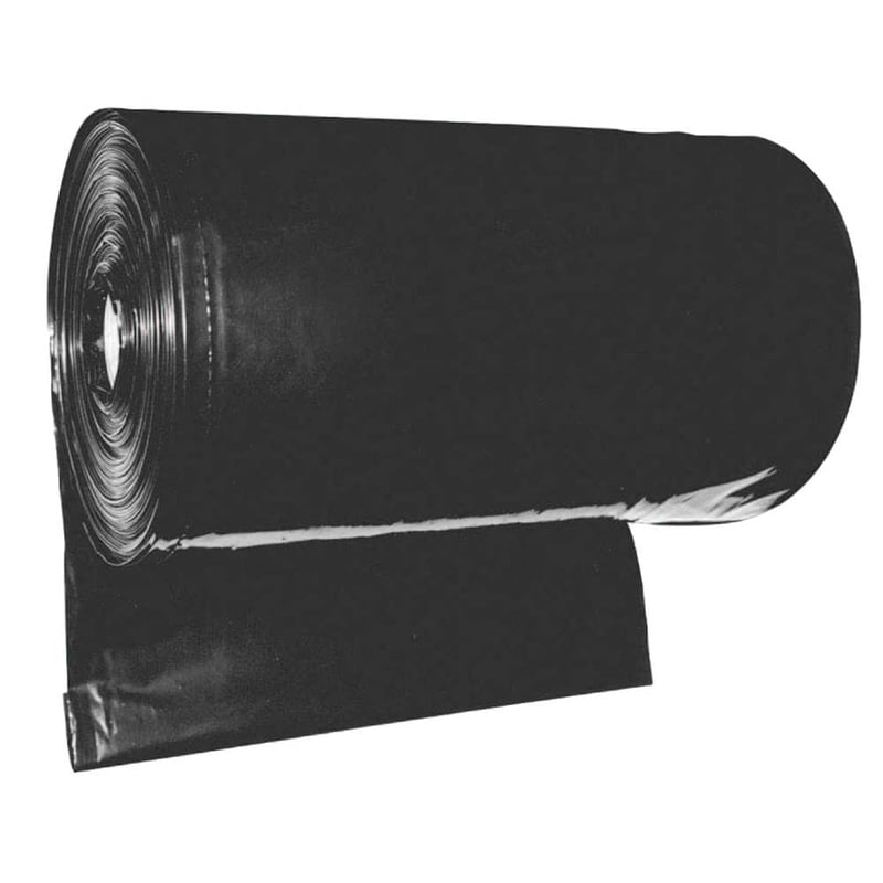 Lona plástica preta, 8 m x 100 m, 40 kg