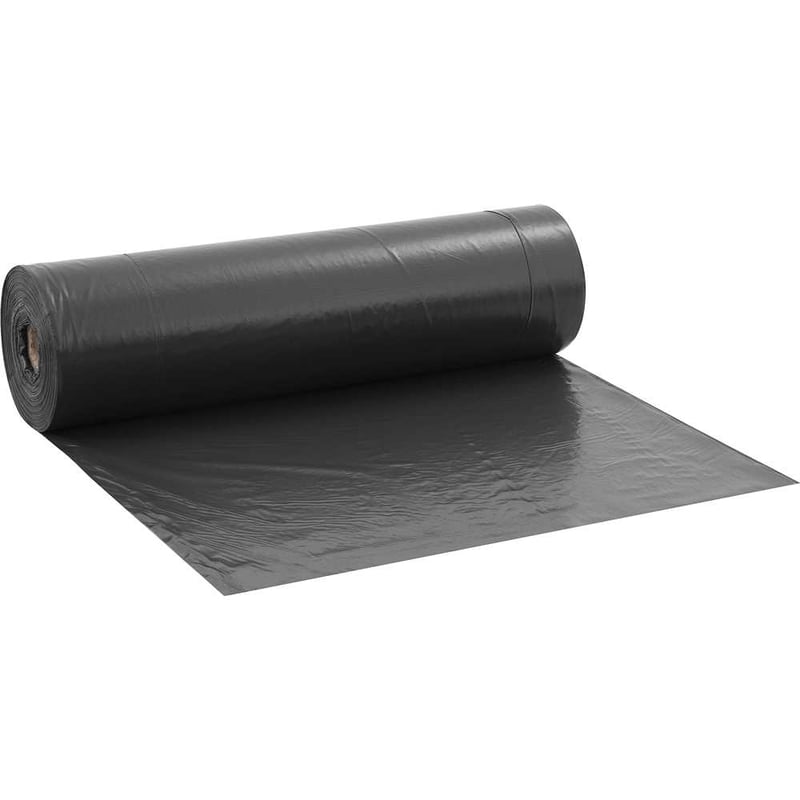Lona plástica preta, 8 m x 100 m, 96 kg